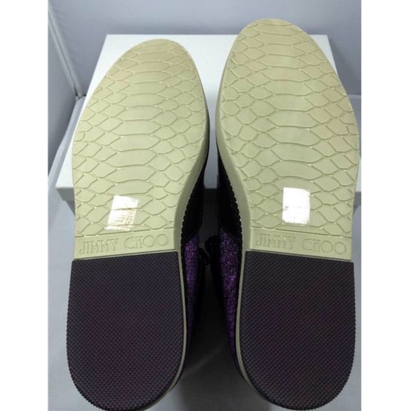 Jimmy Choo Barlowe Holographic Multichrome Hi Tops - Picture 5 of 7